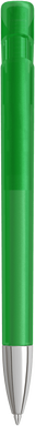 UMA YES frosted balpen met metalen punt - Dark green