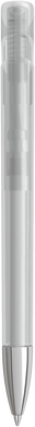 UMA YES frosted balpen met metalen punt - Clear