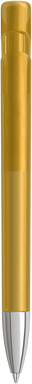UMA YES frosted balpen met metalen punt - Ocher