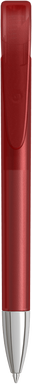 UMA YES frosted balpen met metalen punt - Red