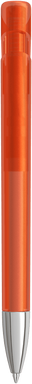 UMA YES frosted balpen met metalen punt - Orange