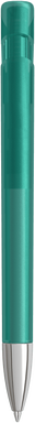 UMA YES frosted balpen met metalen punt - Turquoise