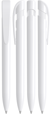 UMA YES polished balpen - White