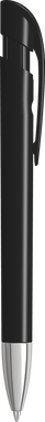 UMA YES polished balpen met metalen punt - Black