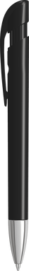 UMA YES polished balpen met metalen punt - Black