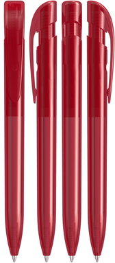 UMA YES transparante balpen - Red
