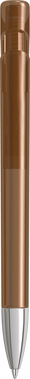 UMA YES transparante balpen met metalen punt - Brown