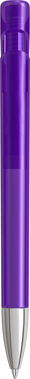 UMA YES transparante balpen met metalen punt - Purple