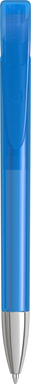 UMA YES transparante balpen met metalen punt - Light blue