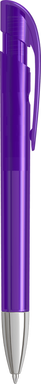 UMA YES transparante balpen met metalen punt - Purple