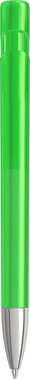 UMA YES transparante balpen met metalen punt - Light green