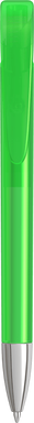 UMA YES transparante balpen met metalen punt - Light green