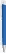UMA TRINITY soft touch balpen met witte clip en metalen punt - Middle blue