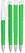 UMA TRINITY soft touch balpen met witte clip en metalen punt - Light green