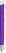 UMA TRINITY soft touch balpen met witte clip en metalen punt - Purple