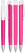 UMA TRINITY soft touch balpen met witte clip en metalen punt - Magenta