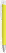 UMA TRINITY soft touch balpen met witte clip en metalen punt - Yellow
