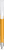 UMA TRINITY soft touch balpen met witte clip en metalen punt - Ocher