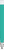 UMA TRINITY soft touch balpen met witte clip en metalen punt - Turquoise