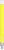 UMA TRINITY soft touch balpen met witte clip en metalen punt - Yellow