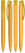 UMA TRINITY soft touch balpen met transparante clip - Ocher