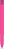 UMA TRINITY soft touch balpen met transparante clip - Magenta