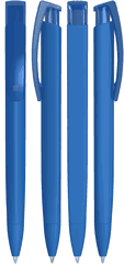 UMA TRINITY soft touch balpen met transparante clip