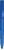 UMA TRINITY soft touch balpen met transparante clip - Middle blue