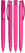 UMA TRINITY soft touch balpen met transparante clip - Magenta