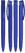 UMA TRINITY soft touch balpen met transparante clip - Dark blue