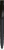 UMA TRINITY soft touch balpen met transparante clip - Black