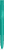 UMA TRINITY soft touch balpen met transparante clip - Turquoise