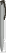 UMA TRINITY soft touch balpen met transparante clip - Grey