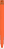 UMA TRINITY soft touch balpen met transparante clip - Orange