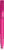 UMA TRINITY soft touch balpen met transparante clip - Magenta