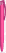 UMA TRINITY soft touch balpen met transparante clip - Magenta