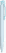 UMA TRINITY soft touch balpen met transparante clip - Pastel blue