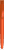 UMA TRINITY soft touch balpen met transparante clip - Orange