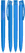 UMA TRINITY soft touch balpen met transparante clip - Light blue