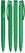UMA TRINITY soft touch balpen met transparante clip - Dark green