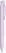 UMA TRINITY soft touch balpen met transparante clip - Pastel violet