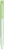 UMA TRINITY soft touch balpen met transparante clip - Pastel green