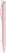 UMA TRINITY soft touch balpen met transparante clip - Pastel rose