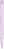 UMA TRINITY soft touch balpen met transparante clip - Pastel violet
