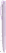 UMA TRINITY soft touch balpen met transparante clip - Pastel violet
