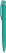 UMA TRINITY soft touch balpen met transparante clip - Turquoise