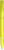 UMA TRINITY soft touch balpen met transparante clip - Yellow