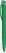 UMA TRINITY soft touch balpen met transparante clip - Dark green