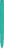 UMA TRINITY soft touch balpen met transparante clip - Turquoise