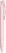 UMA TRINITY soft touch balpen met transparante clip - Pastel rose